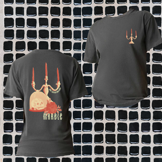 Candelabra Tee Faded Black